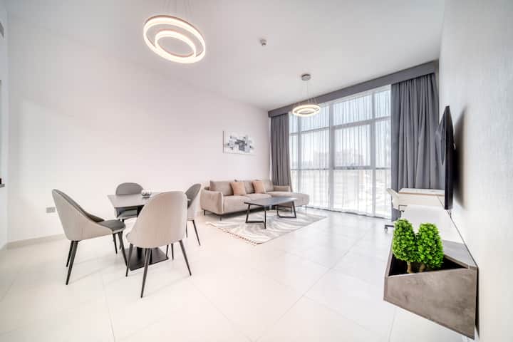 601 Lovely 1bhk Flat Al Jaddaf - Aéroport de Dubaï (DXB) 