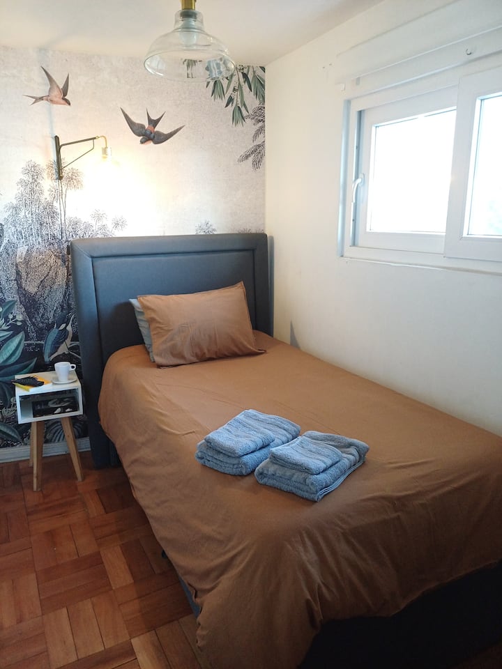 ห้องสวีทขนาดเล็กสำหรับ 1 คน (อนุญาตให้มีอีก 1 คนโดยมีการชำระเงินเพิ่มเติมสำหรับผู้เข้าพักรายนั้น) มีห้องน้ำพร้อมฝักบัวทีวีตู้เสื้อผ้าและเตียงรัง ฟูกนอนชั้นล่างอยู่ที่ระดับชั้น มีหน้าต่างเทอร์โมแพนม่านม้วนและเครื่องทำความร้อนไฟฟ้า