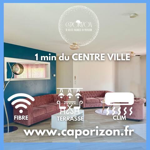 Caporizon-Villa Pommier- near city-6p-Terrace
