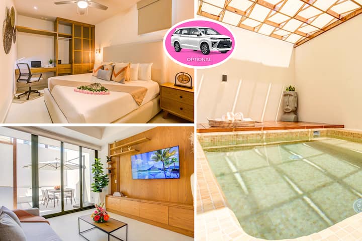 Condo w/Private Pool & Car. Few steps to ocean