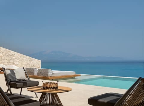 Esthesis Beachfront Villa II, with Heated Pool