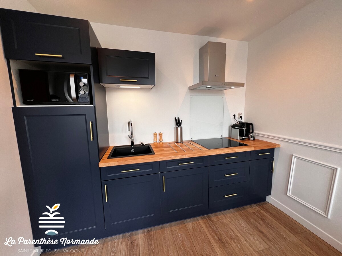 Proprietà Airbnb di successo: Richard Merrill apartment in the city center for 4 people a Sainte Mère église