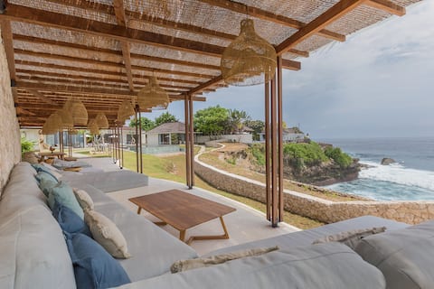 New Majestic Sea Front 6BR Villa