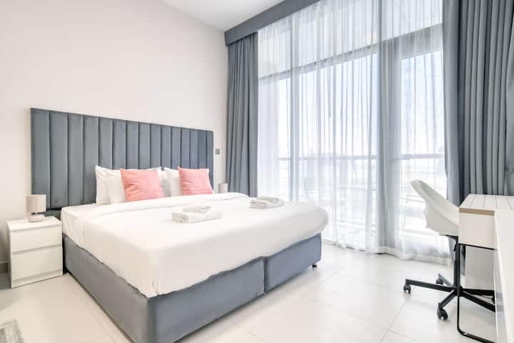Modern Studio 216, Pool View – Al Waleed Garden 2, Al Jaddaf – photo 4
