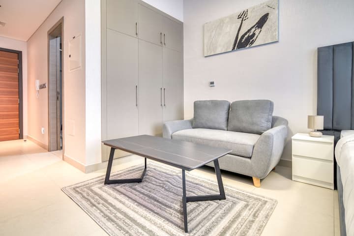 Modern Studio 216, Pool View – Al Waleed Garden 2, Al Jaddaf – photo 5