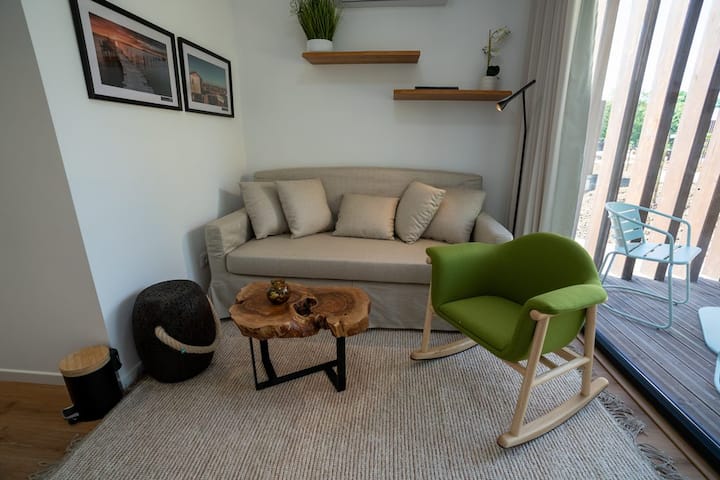 Charming 1br Bungalow - Ac, Natural Pool And Peace - Cartaxo