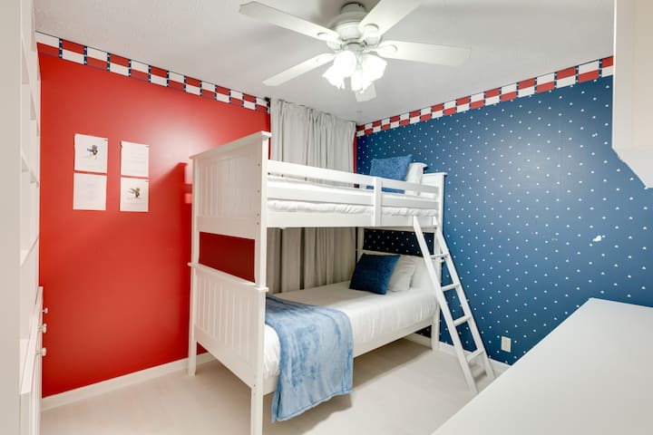 Spálňa 2 – dvojlôžkové poschodové postele