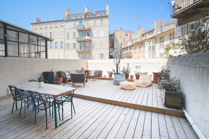 Grande Terrasse En Plein Centre De Marseille - Marsella