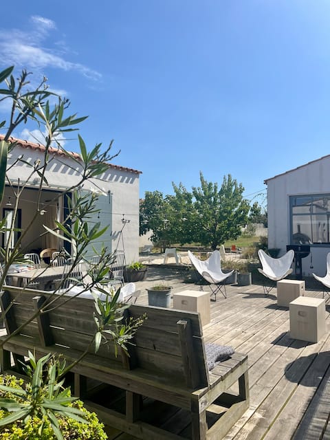 Character house, near the beach