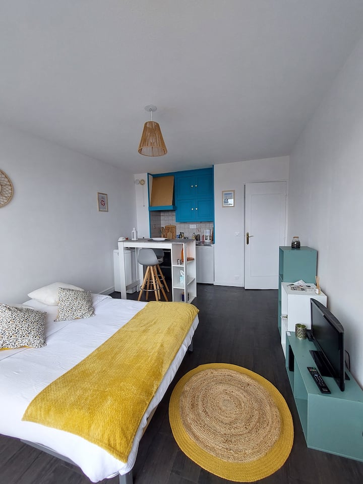 Studio Vue Mer - 50m De La Plage à Courseulles - Courseulles-sur-Mer