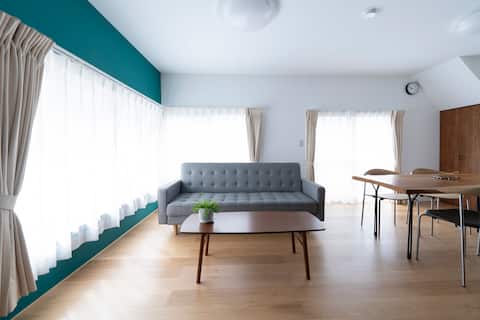 7 minutes by car to the superb view of Mt. Fuji! Entire house rental & convenient food supermarket n