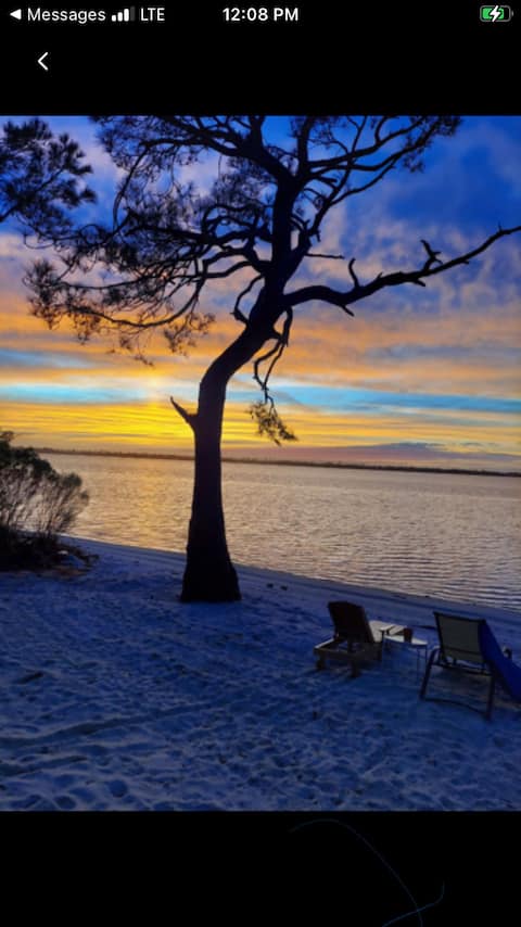 2 miles to Tyndall with dock and slips