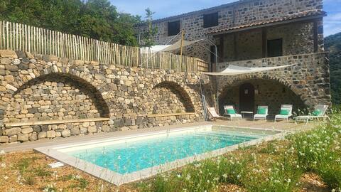 Authentic stone house
