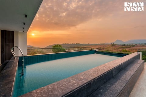 StayVista at Majestic Whispers w/ WiFi, Pool, AC