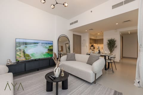 Top Airbnb: Exquisite 2BR Apt at Dubai Hills in Hadaeq Sheikh Mohammed Bin Rashid