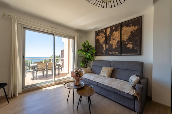 Magnifique Studio*vue Mer *Wifi*clim*proche Plage - Carry-le-Rouet