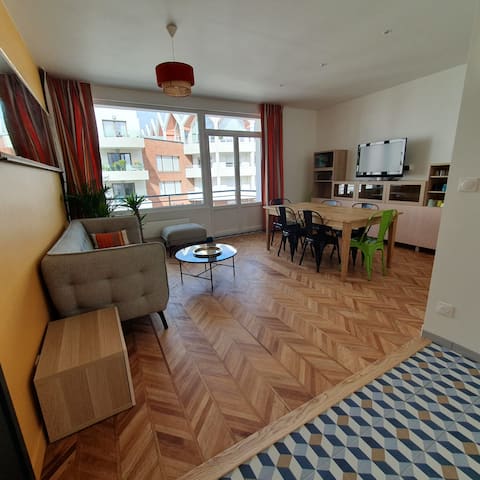 Annonce Airbnb populaire: Sea view 2 apartments Malo-les-Bains à Dunkerque