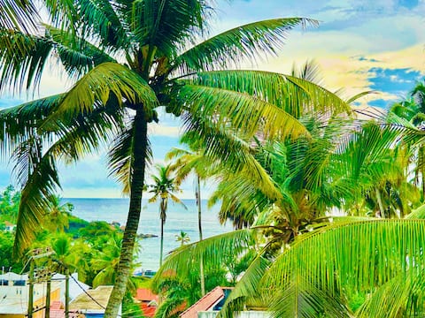 Ocean Pearl Villa-AC Deluxe Room with Sea View