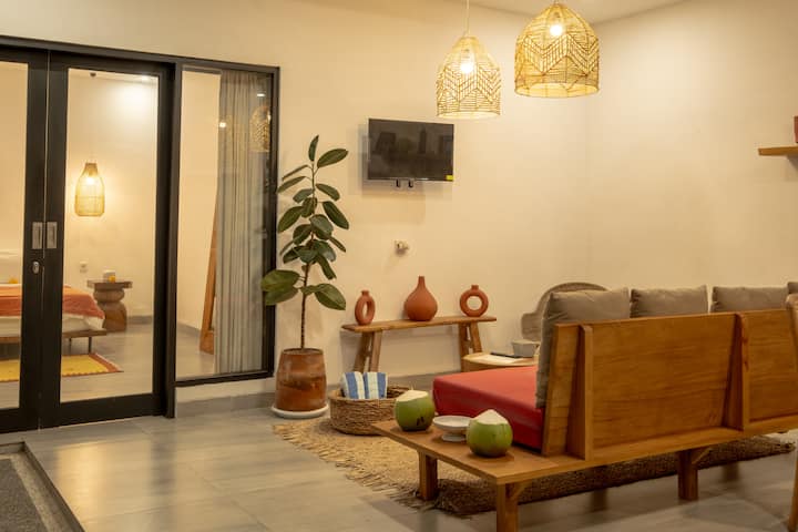 1agate 2br -5min To Canggu 1min Walk To Resto&shop - Canggu