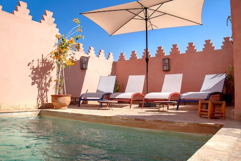 RIAD- 8P-Heated Pool-Medina-Free Breakfast