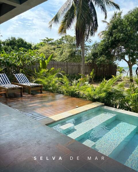 Selva de Mar - beachfront + pool house in Coveñas