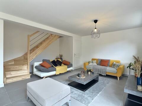 Renovated large house 15mn Lyon/35mn Eurexpo