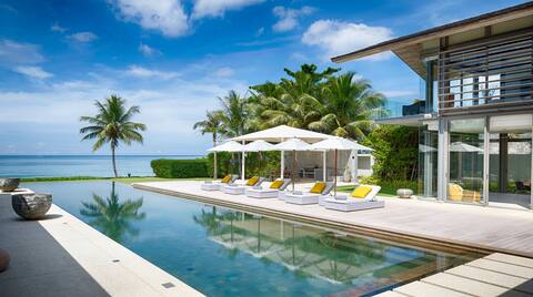 6BR Beachfront Villa w/ Pool & Chef | Natai Beach