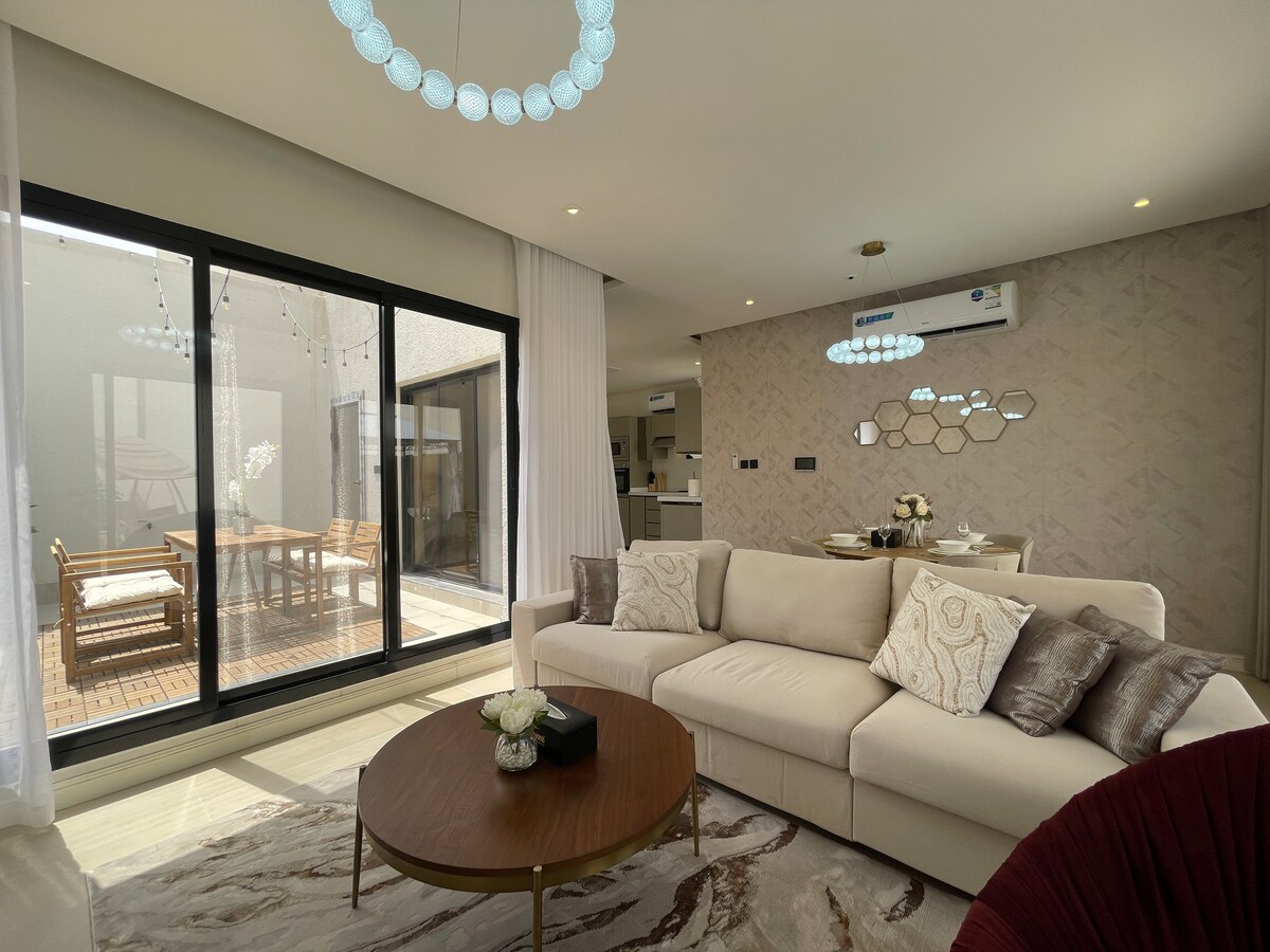 bnbmehomes | 1BR Suite near Riyadh Intl Convention