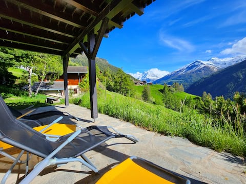 "Pololo" chalet with sauna, Val d'Hérens