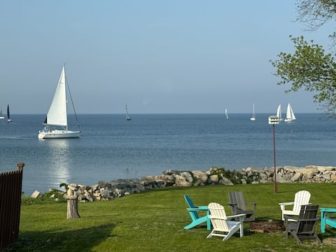 Waterfront View Lake Michigan - Fall Y'all