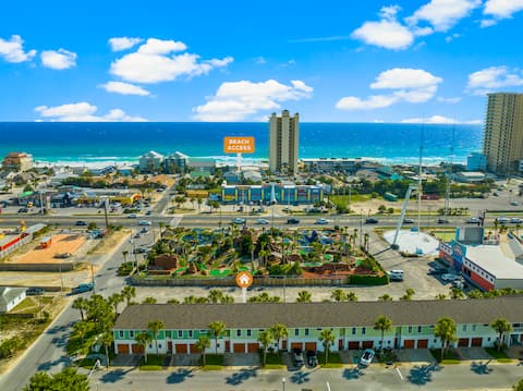 Top Airbnb: Steps to the Beach! Townhome w/ Pool & Lagoon Pier in Panama City Beach
