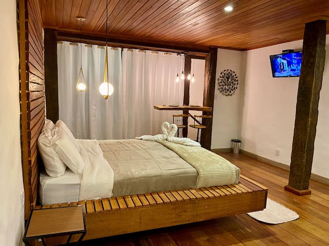 Private room with 1 bedrooms in Ouro Preto - Pousada Vista Alegre- Lavras Novas- C/cafédaman...