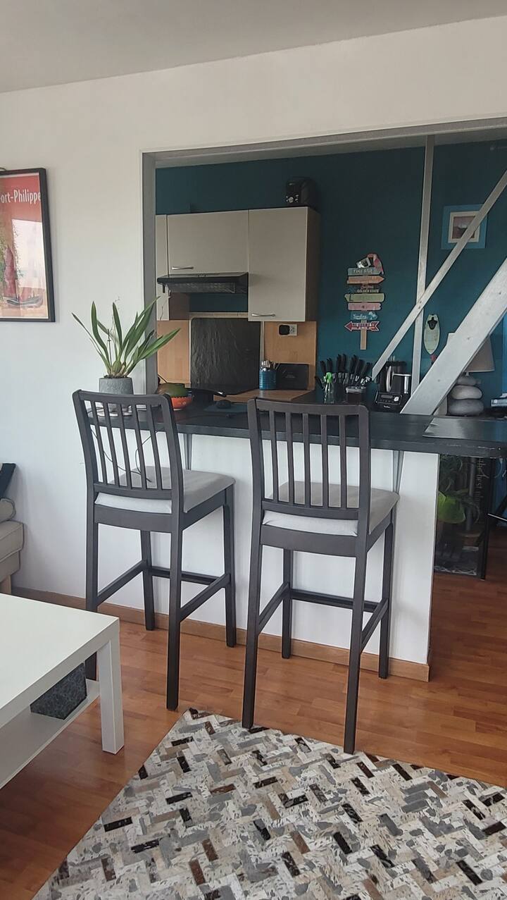 Maison (ÉTage) Avec Belle Vue Sur Le Port - 1 Ch. - Côte d’Opale