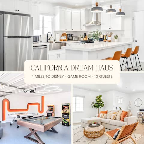 Top Airbnb: Hidden Gem near Disney | Epic Gameroom | KING Bed in Fullerton