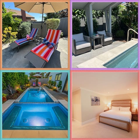 Disneyland Close-Hot tub&Pool-King bed-Super Clean