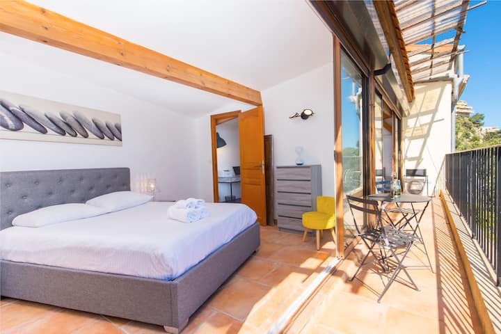 海景露台储物床