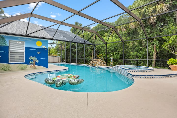 Turquoise Turtle Cove-25 Mins to the Beach & Port!