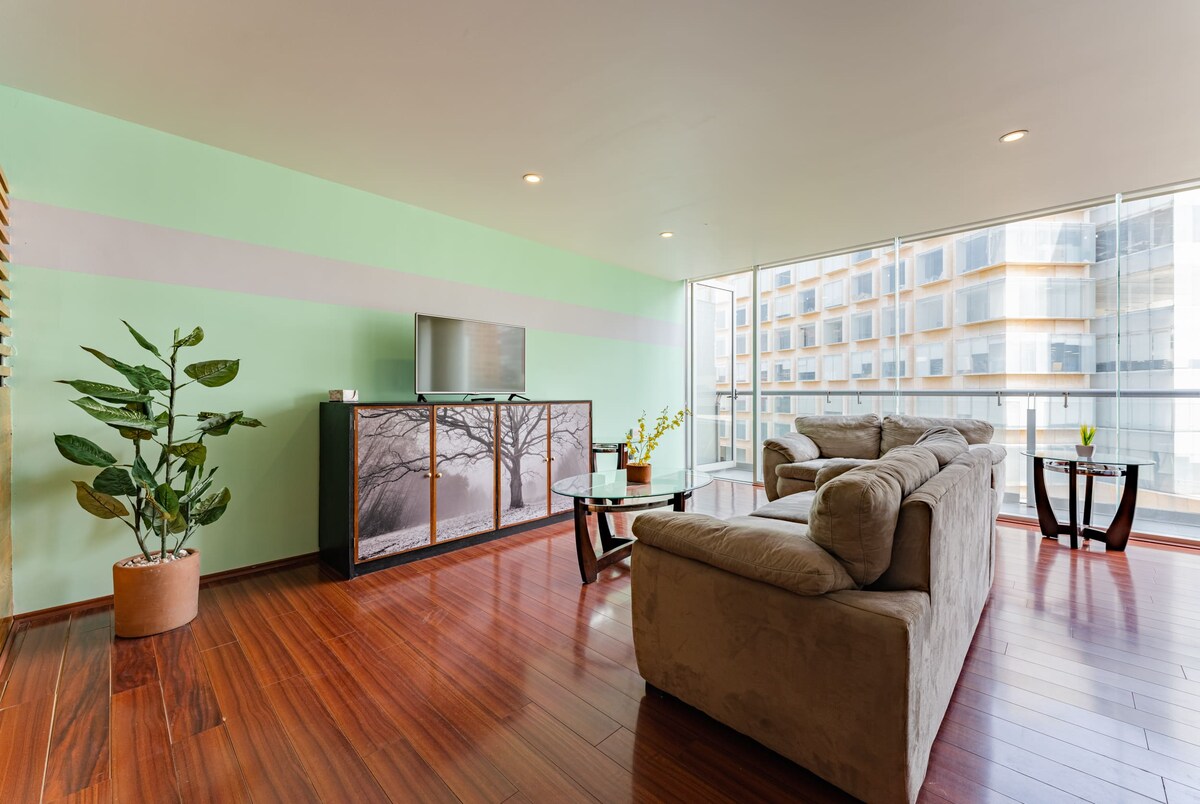 Top performing Airbnb: VH | Polanco rests in a spacious apt w/ GYM | 16 in Polanco 2ª Sección
