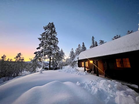 Top Airbnb: Traditional cabin with modern comfort and sauna in Flesberg