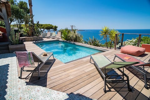 Villa Provence, Sea View, Heated Pool, Outdoor Bar