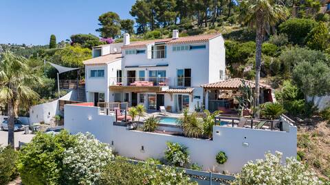 Villa Provence, Sea View, Heated Pool, Outdoor Bar
