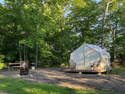 Canvas Tent With Dreamy Farm Views- Site D