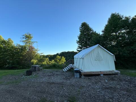 Canvas Tent With Vast Ravine Views- Site H