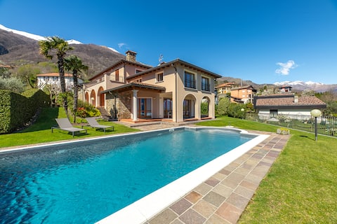 Villa Principessa with Panoramic Lake Como Views