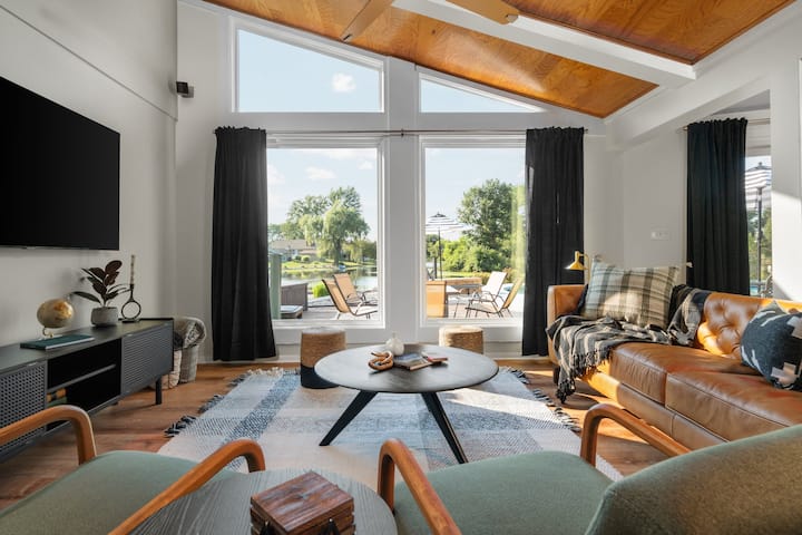 Lakehouse W/ Heated Pool, Hot Tub, Kayaks, Games - Fort Custer Recreation Area, Augusta