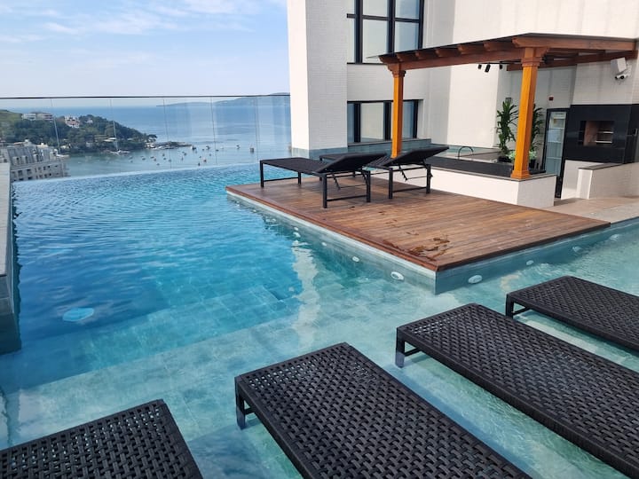 Stúdio A - VIP with kitchen Sea View, 1 min Pé Areia