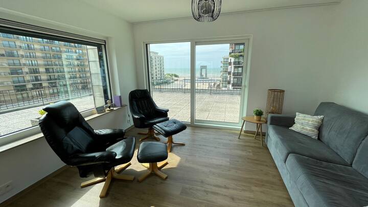 Penthouse Los Patios Seasight Terrasse Entourée - Bray-Dunes