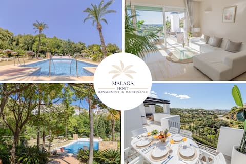 Propiedad de Airbnb exitosa: Beautiful Apt Amazing Views, terrace & Pool en Benahavís
