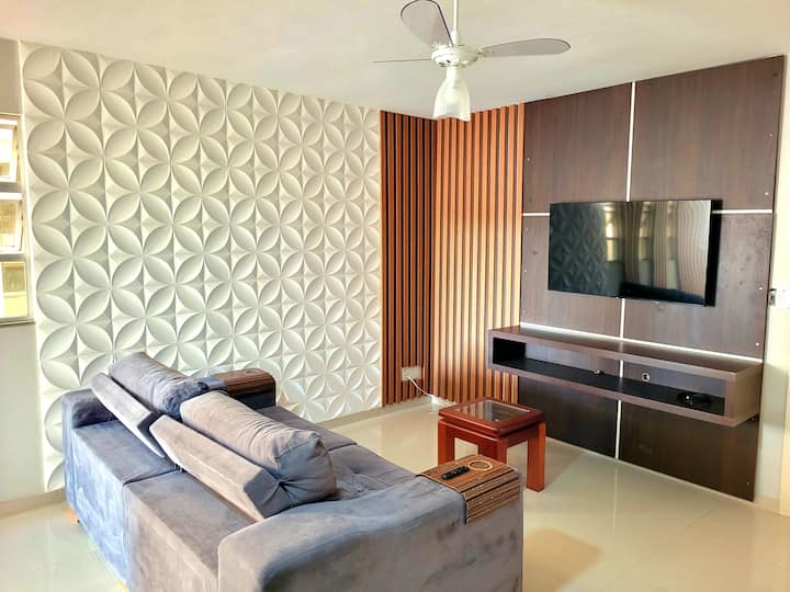 Apartamento Na Quadra Do Mar Da Praia Do Morro. - Espírito Santo