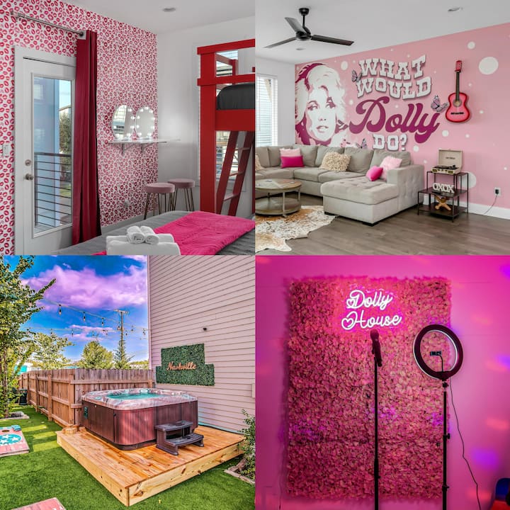 9bed-10min To Dt-hottub/karaoke-dolly’s Nash House - Nashville, TN